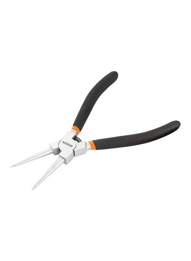 WOKIN Internal Straight Pliers Black/Silver/Orange 7inch 