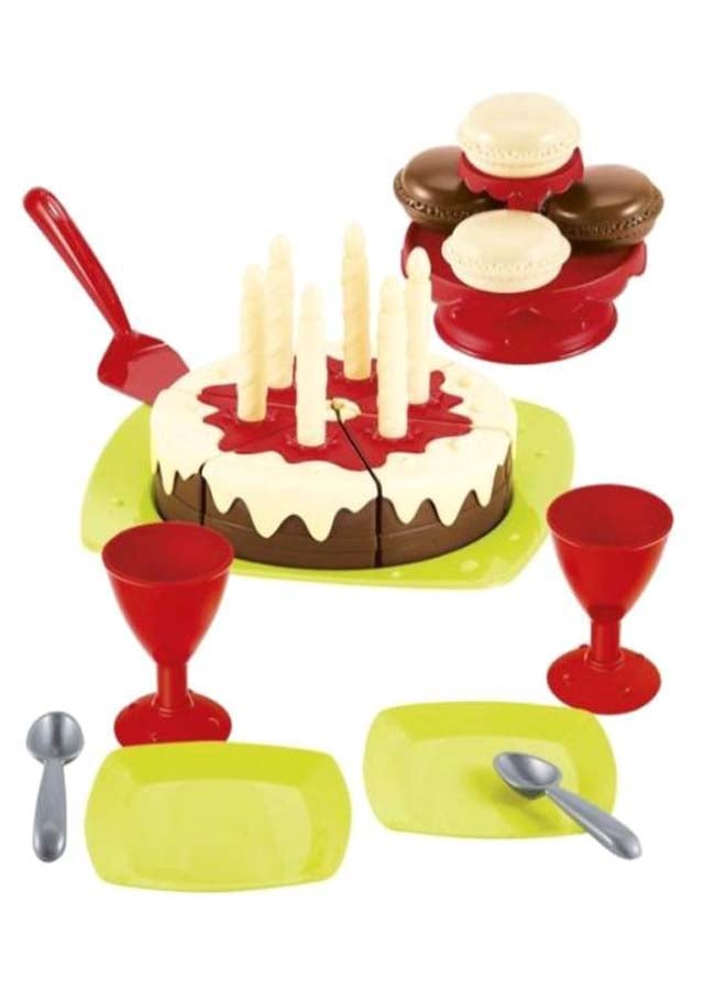 ecoiffier - 25-Piece Birthday Cake Kitchen Playset 38 x 9.3cm - Image 1