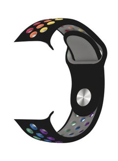 Replacement Band For Apple Watch 44mm Black/Yellow/Green