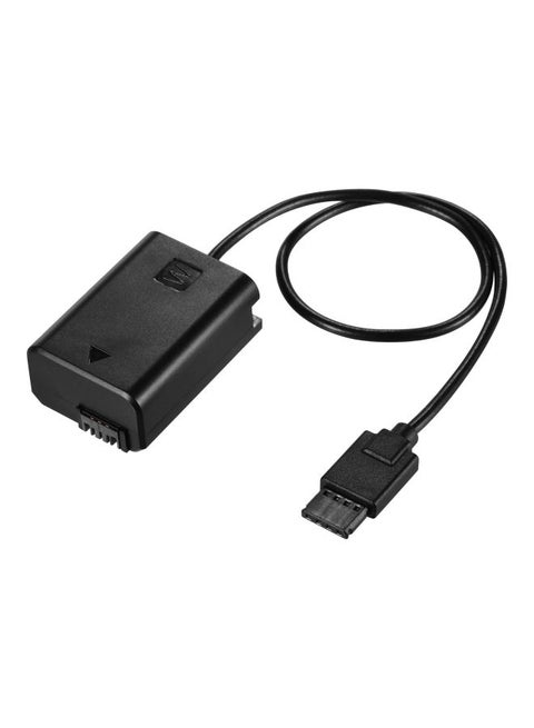 NP-FW50 Dummy Battery Power Adapter Cable For DJI Ronin S Gimbal Stabilizer/ Sony A7/A7R/A7S/A7II/A7RII/A7SII/A6300/A6400/A6500 Camera Black