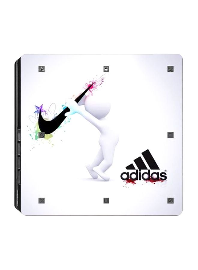 Beauenty 4-Piece Adidas Printed Console And Controller Sticker Set - Sony PlayStation 4 Slim - Image 3