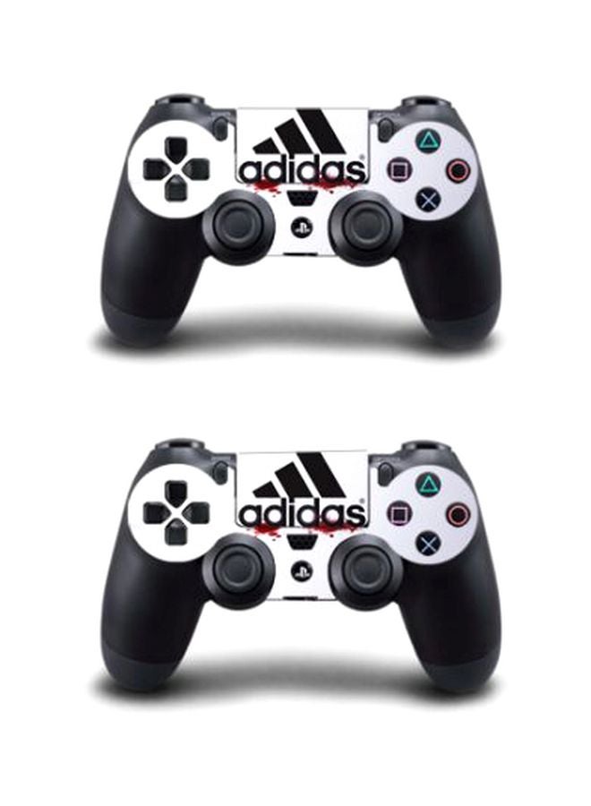Beauenty 4-Piece Adidas Printed Console And Controller Sticker Set - Sony PlayStation 4 Slim - Image 4