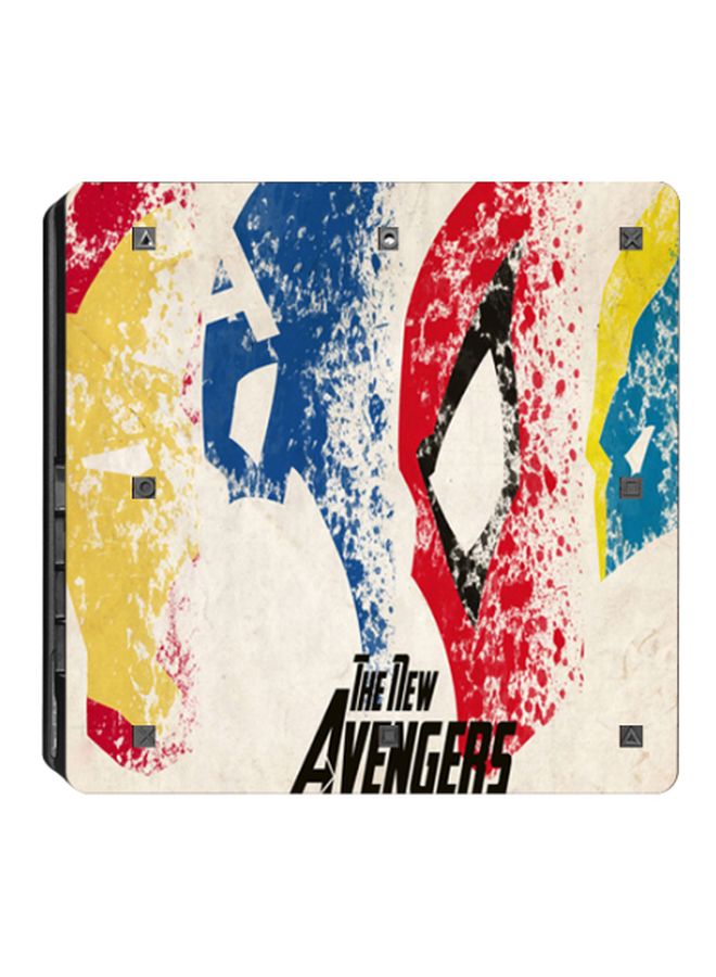 Beauenty 4-Piece The New Avengers Printed Console And Controller Sticker - PlayStation 4 Slim - Image 2