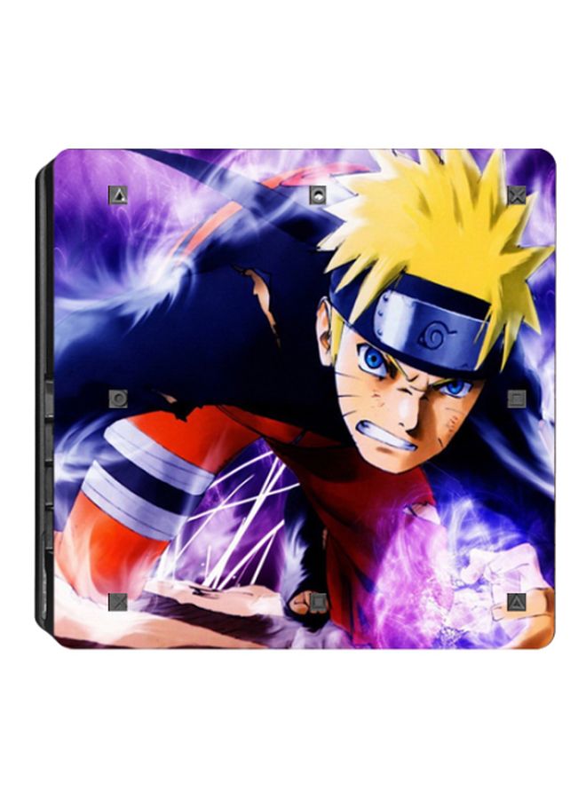 Beauenty - 4-Piece Naruto Themed Console And Controller Sticker For PlayStation 4 Slim - Image 1