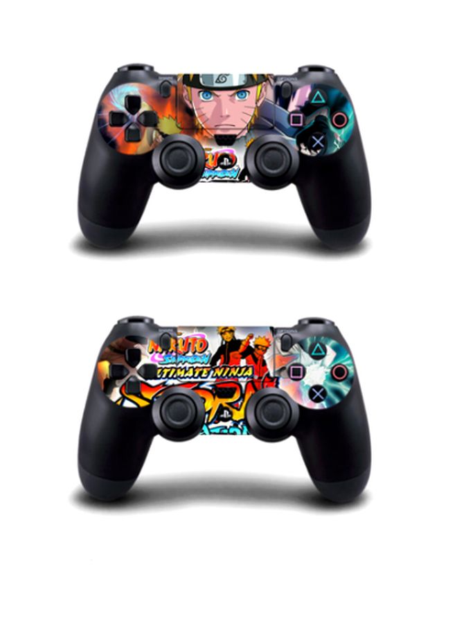 Beauenty - 4-Piece Naruto Themed Console And Controller Sticker For PlayStation 4 Slim - Image 1