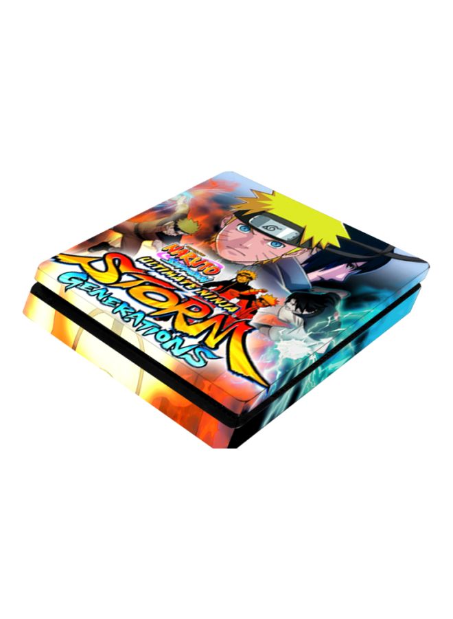 Beauenty - 4-Piece Naruto Themed Console And Controller Sticker For PlayStation 4 Slim - Image 1