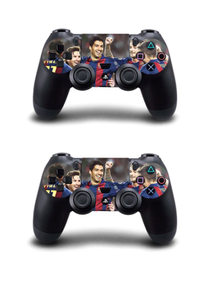 Beauenty 4-Piece PES 2017 Themed Printed Console And Controller Sticker - PlayStation 4 Slim - Image 3