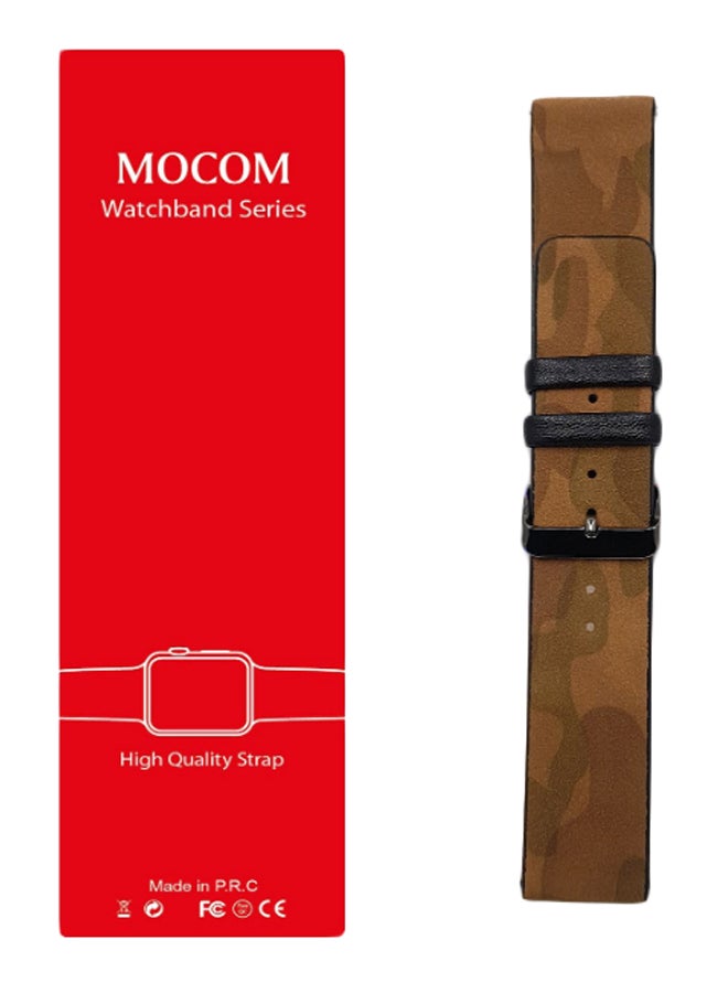 موكوم سوار بديل للساعة الذكية سامسونج جالاكسي. بني - Image 2