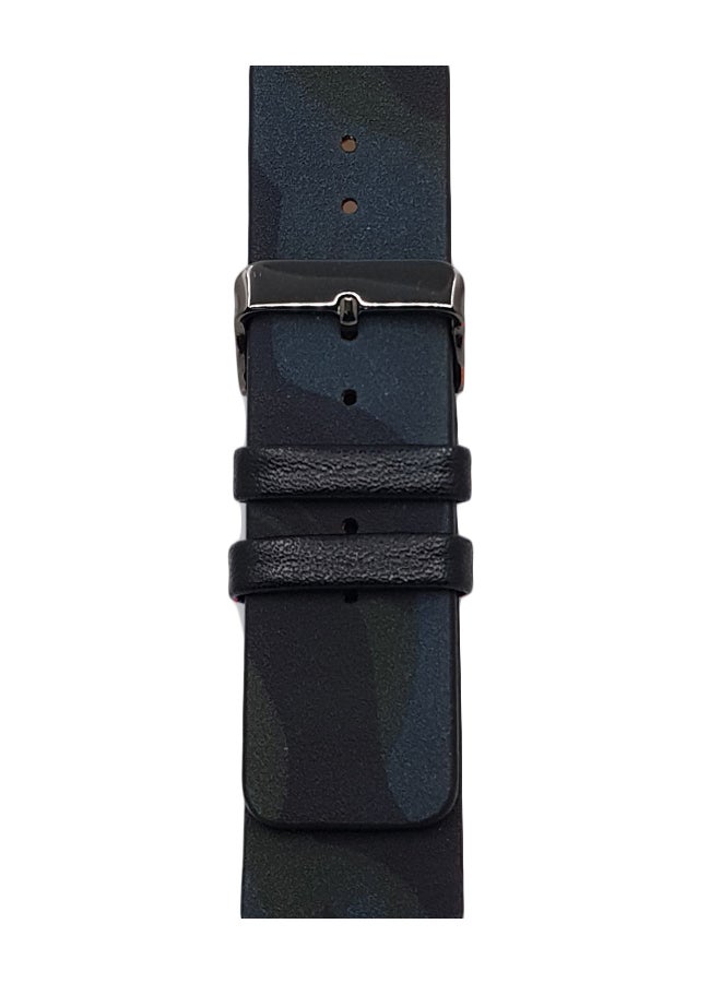 موكوم سوار بديل لساعة سامسونج جالاكسي الذكية أسود/أزرق - Image 1