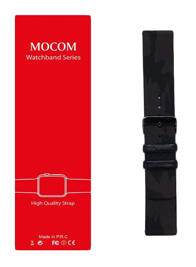 موكوم سوار بديل أنيق للساعة الذكية هواوي GT/GT 2/GT 2E أسود - Image 2