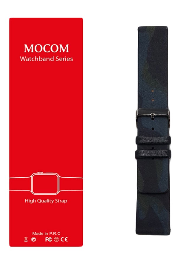 MOCOM Stylish Smartwatch Replacement Band For Huawei Watch GT/GT 2/GT 2E Blue - Image 2