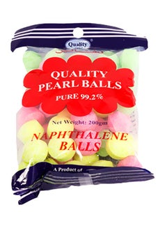 QUALITY Pearl Ball Naphthalene Ball Yellow/Pink/Green 200grams 