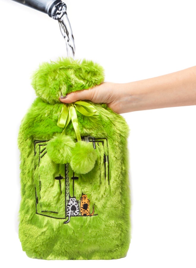 Biggdesign - Cat In Glass Hot Water Plush Bag - Image 1