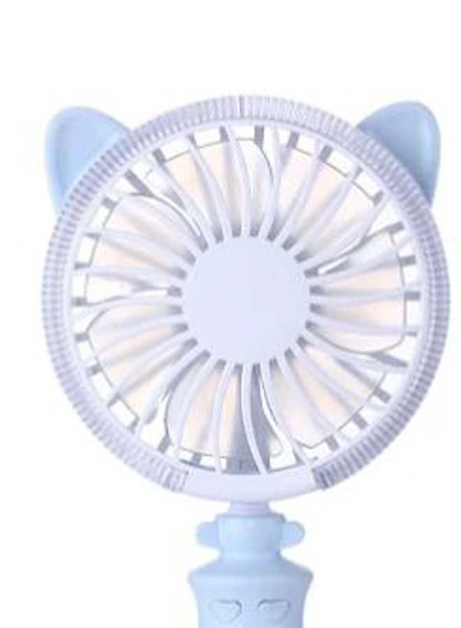 XIMI VOGUE Twisted Cat Portable Mini Hand Fan ML-509 Blue - Image 3