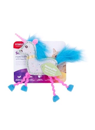 Crinkle Unicorn Catnip Toy Multicolour - v1595662135/N39454221A_1