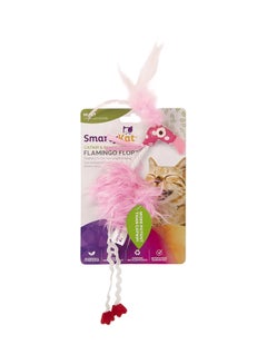 SmartyKat Flamingo Flop Feathered Catnip Toy Multicolour 