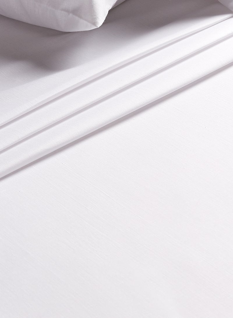 وايت روز طقم شرشف سرير مزدوج جولدن أبيض 229X254سم - Image 3