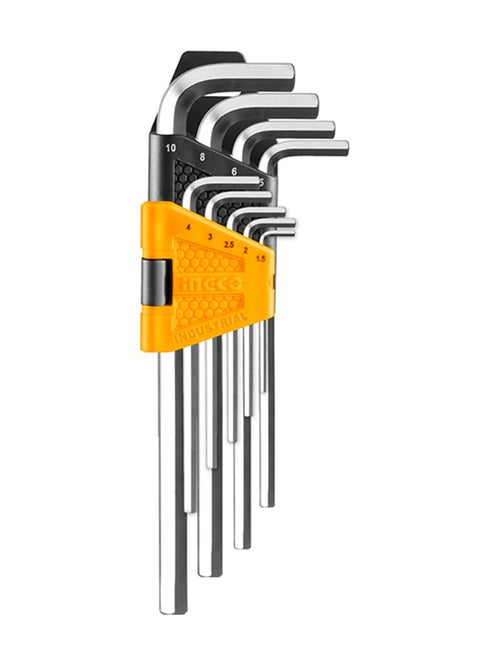 9-Piece Hex Key Set Silver