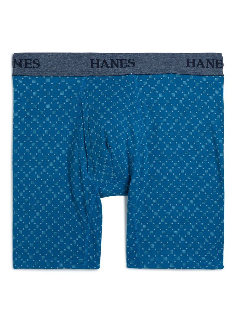 Hanes - Pack of 3 Men's Ultimate Stretch Boxer Brief Assorted Color/Print - Image 1