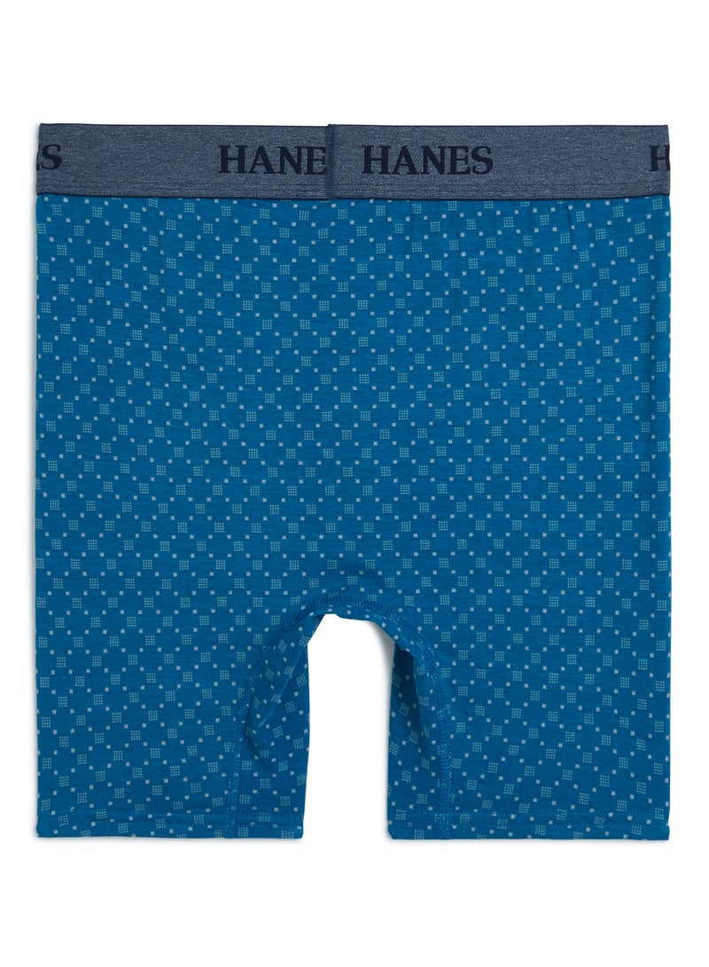 Hanes - Pack of 3 Men's Ultimate Stretch Boxer Brief Assorted Color/Print - Image 1