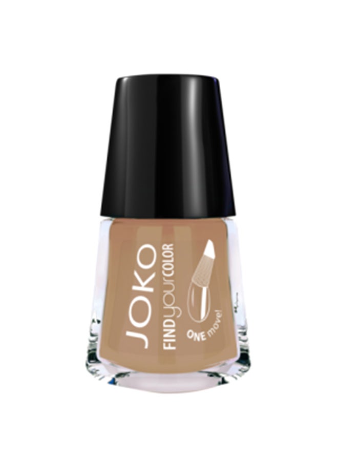 Glossy Nail Polish Brown