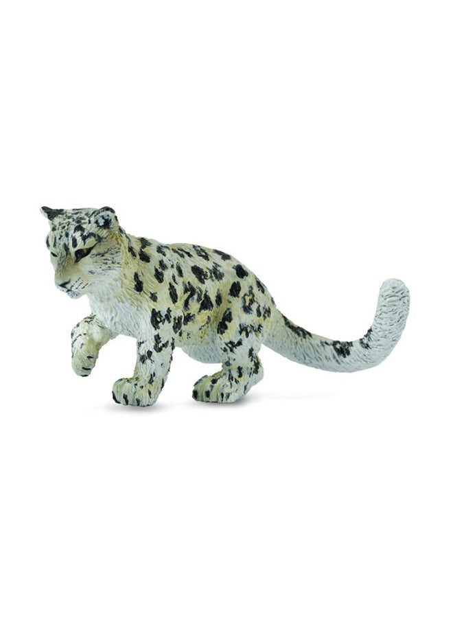 CollectA Snow Leopard Cub Animal Figure Toy - Image 1