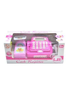 LB Pretend Cash Register Shopping Cashier Role Play Game Set 33cm  - Image 1