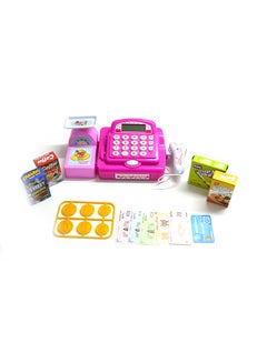 LB Pretend Cash Register Shopping Cashier Role Play Game Set 33cm  - Image 2