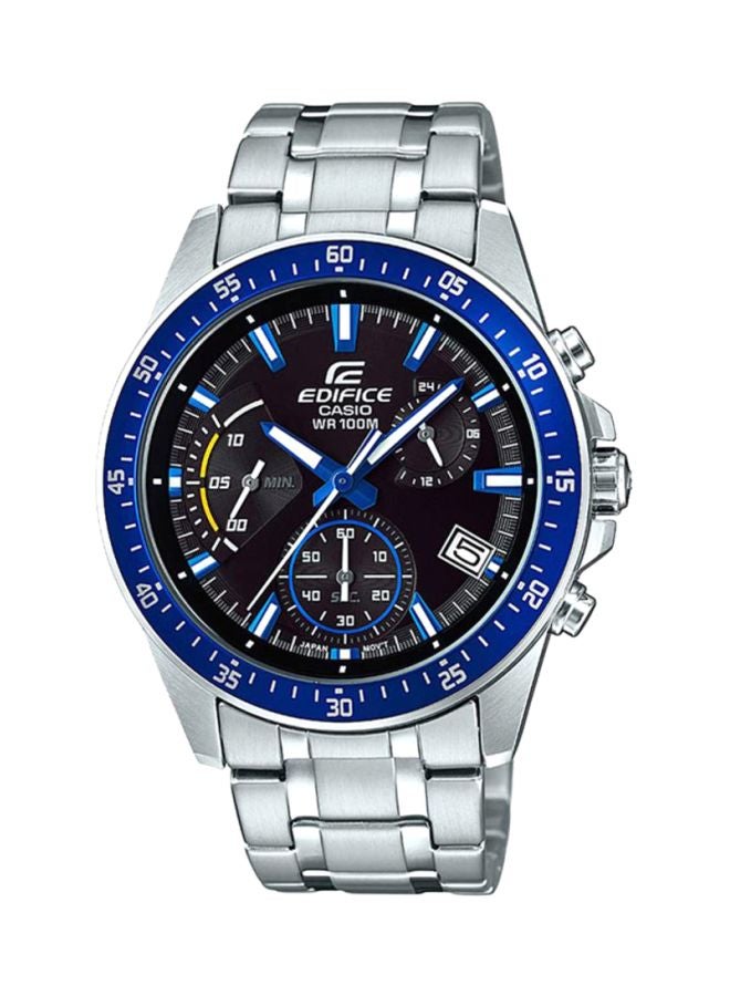 CASIO Men's Edifice Chronograph Watch EFV-540D-1A2VUDF - 49 mm - Silver - Image 1