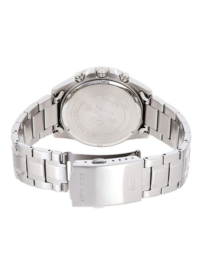 CASIO Men's Edifice Chronograph Watch EFV-540D-1A2VUDF - 49 mm - Silver - Image 2