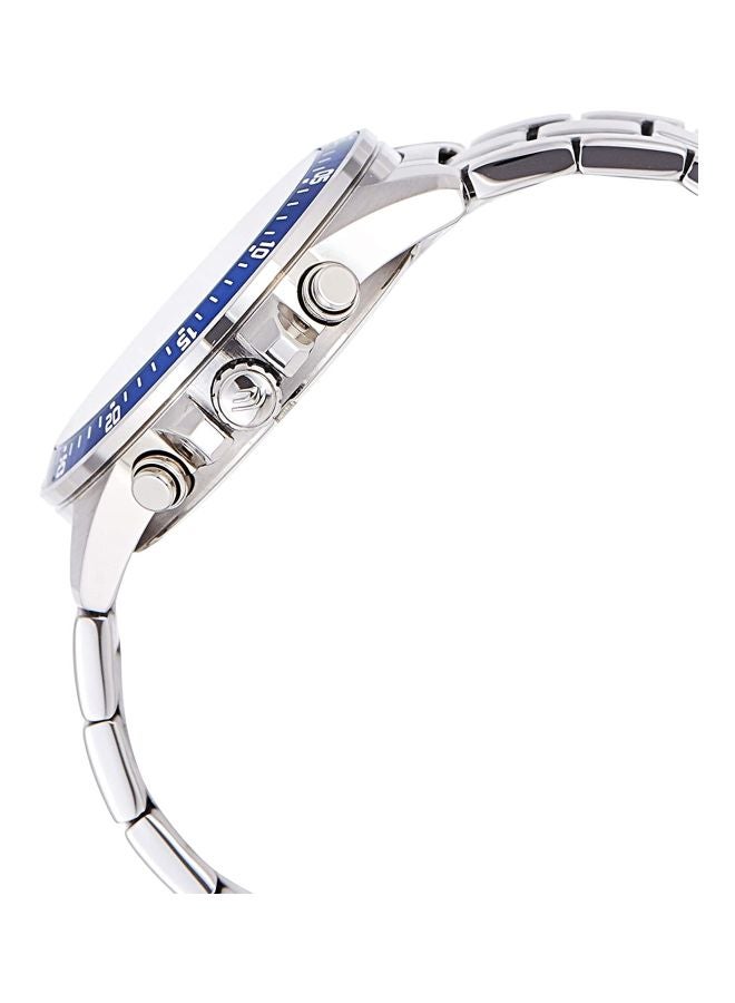 CASIO Men's Edifice Chronograph Watch EFV-540D-1A2VUDF - 49 mm - Silver - Image 3