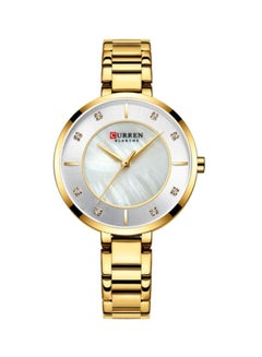Women's Water Resistant Analog Watch 9051 - 34 mm - Gold