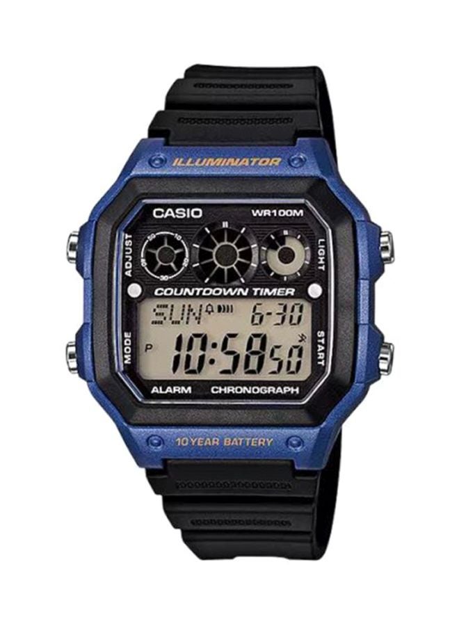CASIO Men's Youth Digital Watch AE-1300WH-2AVDF - 45 mm - Black - Image 1