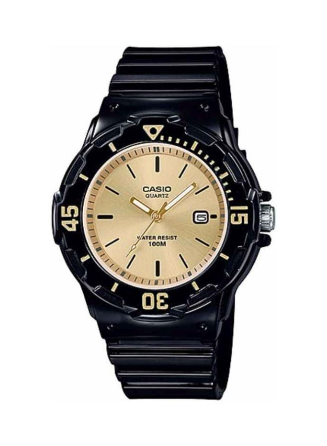 CASIO Women's Youth Water Resistant Analog Watch LRW-200H-9EV - 34 mm - Black - Image 1