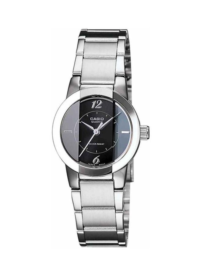 CASIO Women's Enticer Analog Watch LTP-1230D-1CDF - 30 mm - Silver - Image 1