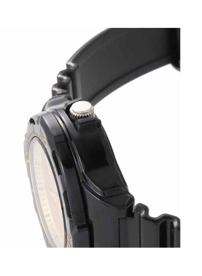 CASIO Women's Youth Water Resistant Analog Watch LRW-200H-9EV - 34 mm - Black - Image 3