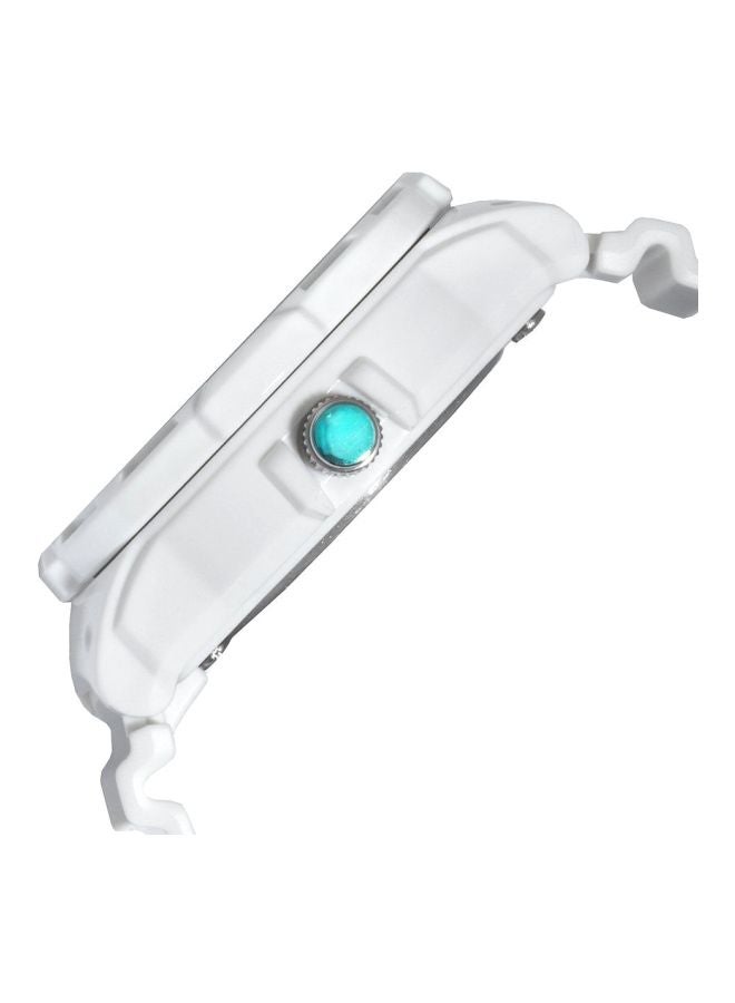 CASIO Women's Youth Analog Watch LRW-200H-3C - 34 mm - White - Image 3