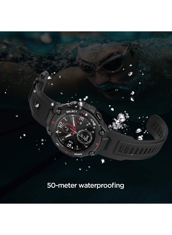 Amazfit - 390.0 mAh T-Rex Smartwatch Rock Black - Image 1