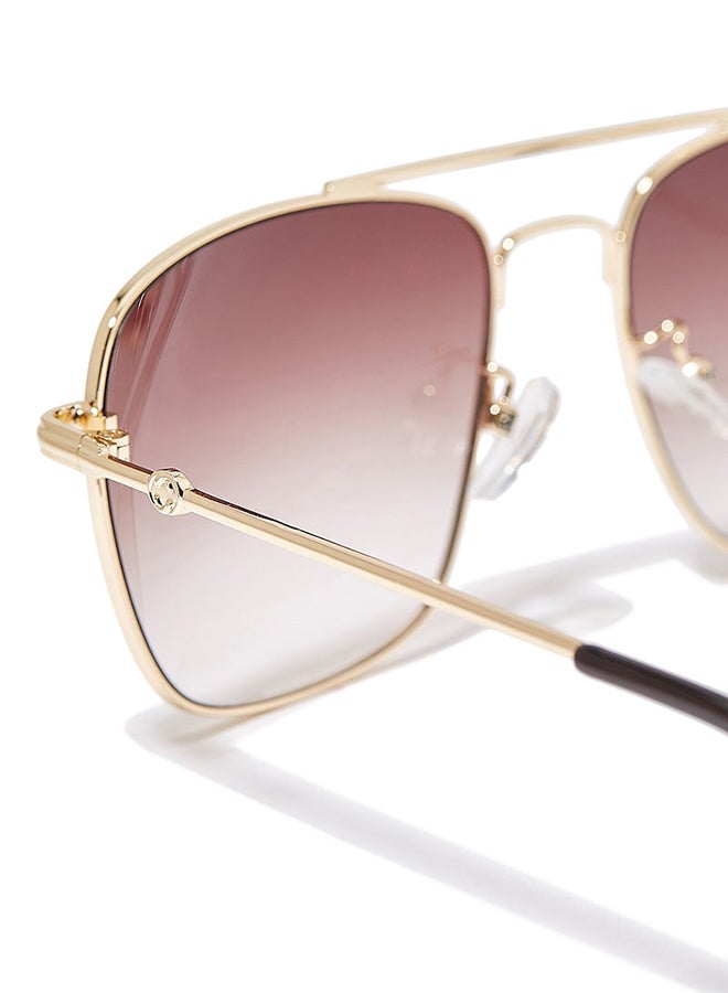 فيل نظارة شمسية بإطار مربع بحواف - مقاس العدسة: 58 مم للنساء - Image 3