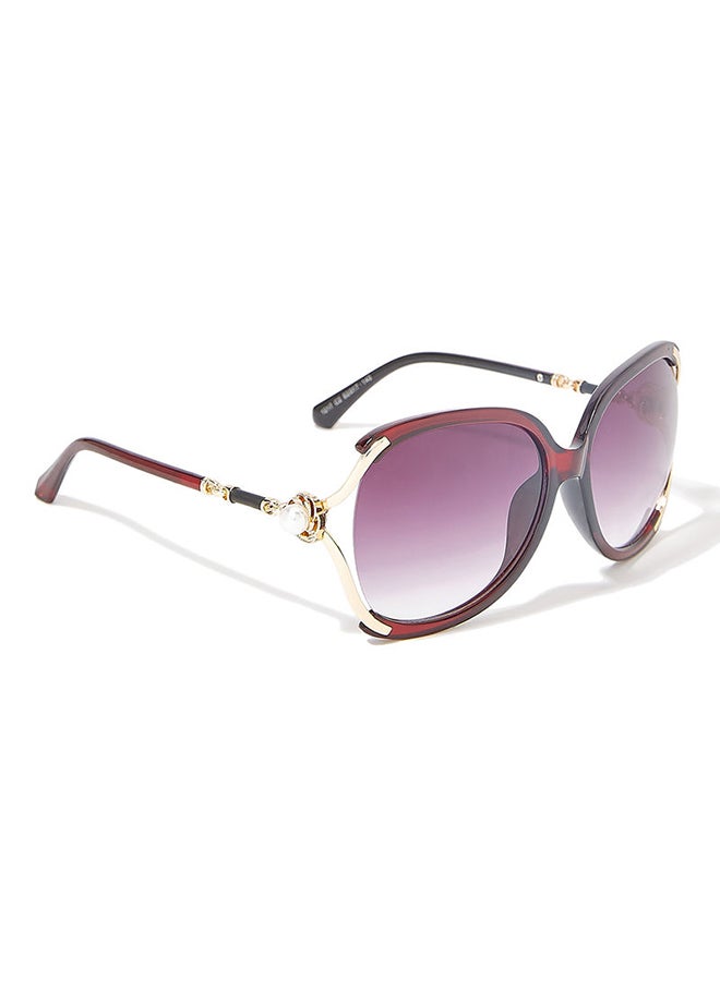 فيل نظارة شمسية بإطارٍ على شكل فراشة - مقاس العدسة: 62 مم . للنساء - Image 2