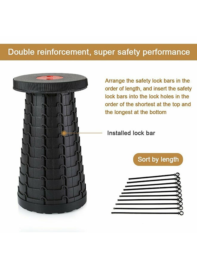 بيكي مقعد تلسكوبي محمول قابل للسحب للأماكن الخارجية - Image 5