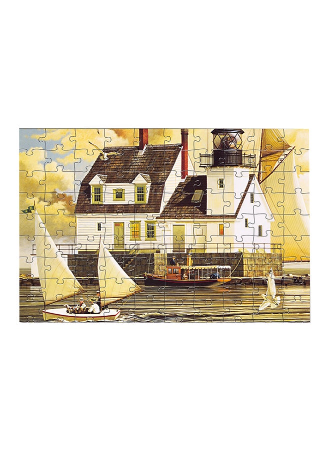QIHAN - 300-Piece Pier Landscape Jigsaw Fun Puzzle Stress Relief Education Toy Set 372x252mm - Image 1
