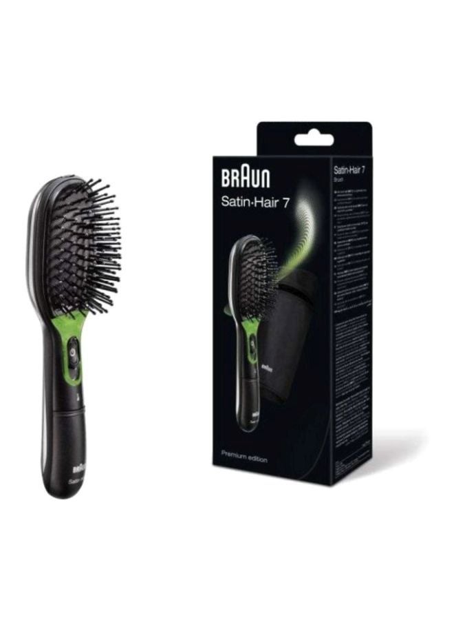 BRAUN Portable Satin 7 Hair Brush Black/Green 4.4 x 2.8 x 6.4inch - Image 3