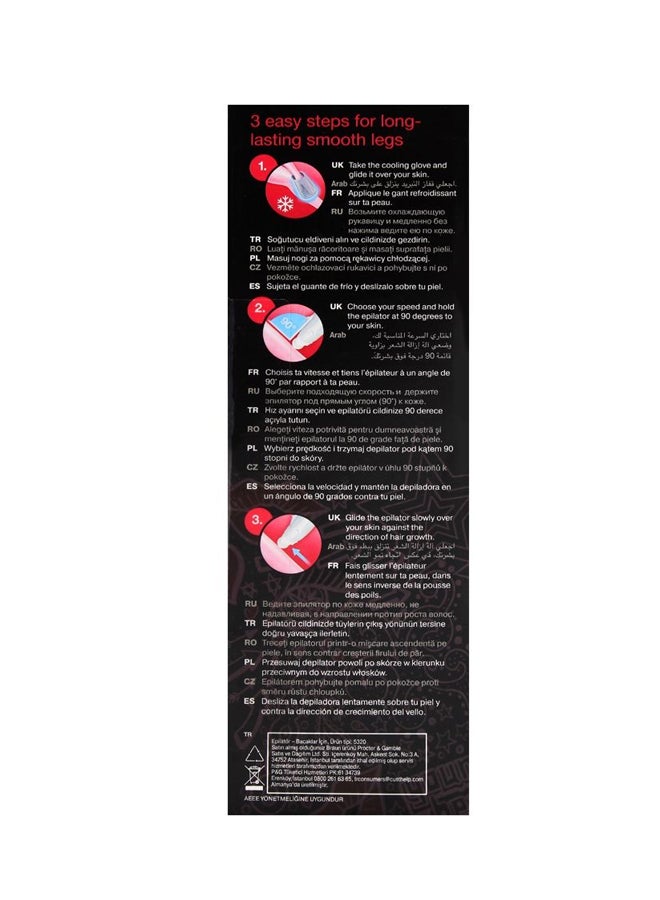 براون ماكينة إزالة الشعر سيلك إبيل 3 وردي/أبيض - Image 5