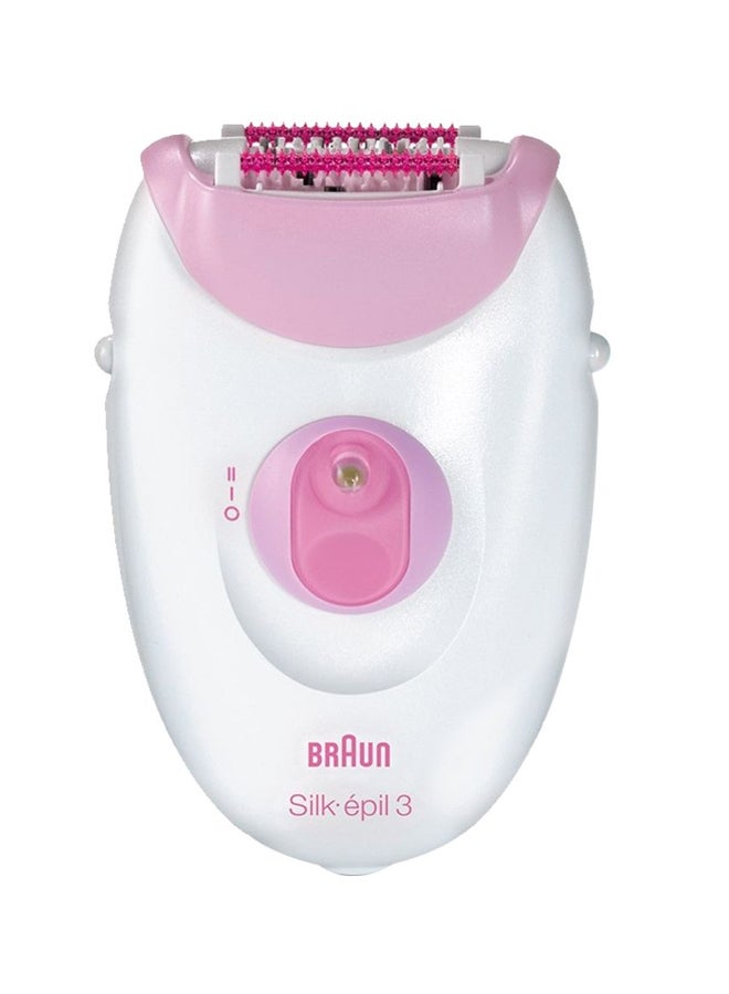 براون ماكينة إزالة الشعر سيلك إبيل 3 وردي/أبيض - Image 2