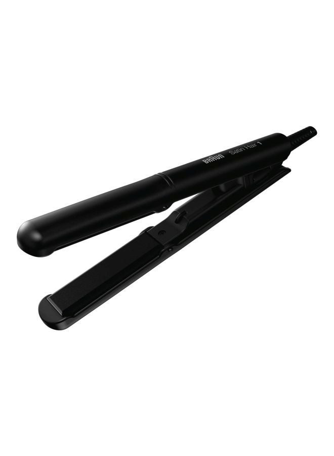 BRAUN Satin Hair 1 Style And Go Mini Styler With Ceramic Plates Black  - Image 2