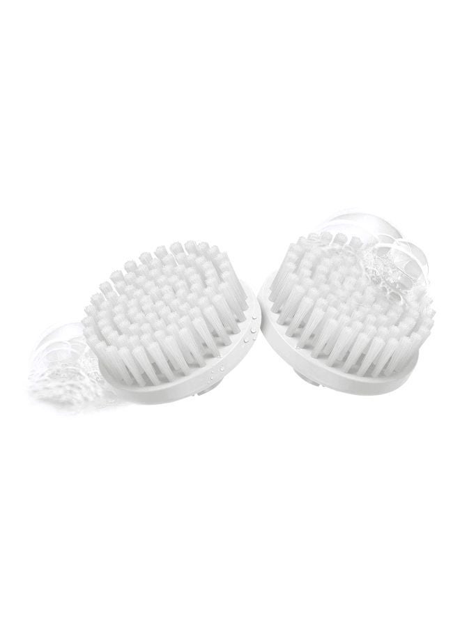 BRAUN 2-Piece Normal Replacement Cleansing Brush SE 80N White  - Image 2