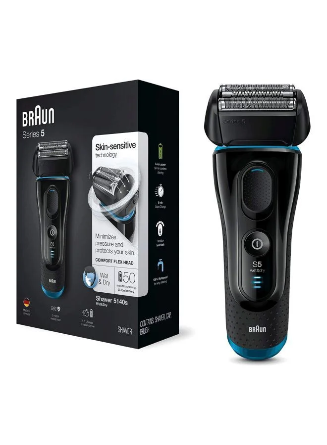 BRAUN Series 5 - 5140S Wet And Dry Shaver Black