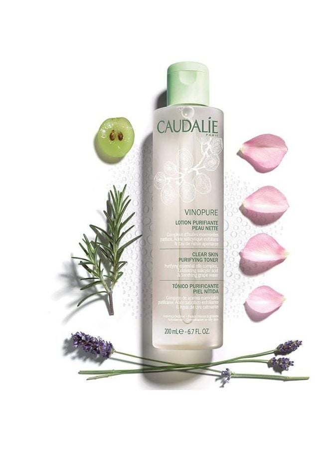 CAUDALIE Vinopure Clear Skin Purifying Toner 200ml  - Image 3