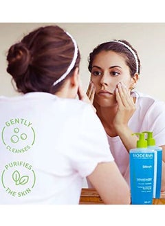 Bioderma Sebium Cleansing And Foaming Gel 500ml  - Image 2